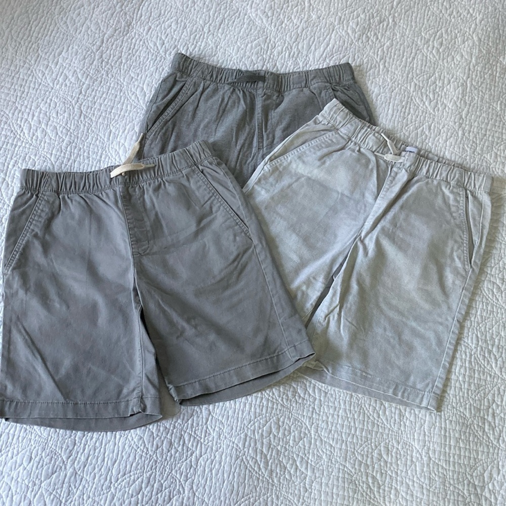 Bundle 3 Boys XL Gray Shorts